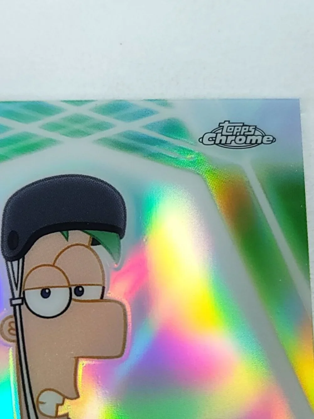 Ferb Topps 2026 Disney Neon Holo Chrome Refractor Limited 033/199 CNE